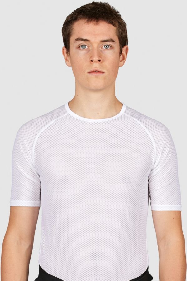 GripGrab Ultralight Mesh SS Baselayer, White