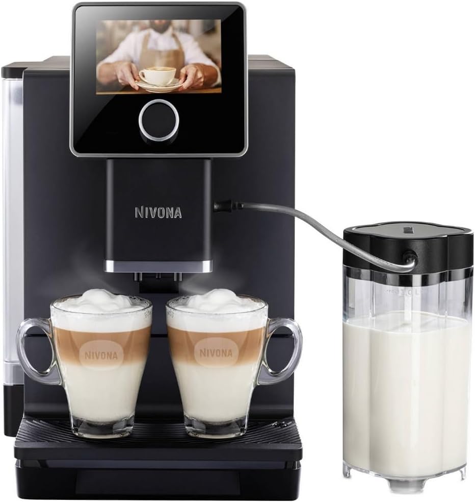 Nivona Kaffeevollautomat NICR960 NICR 960 Mattschwarz/Chrome schwarz/chrom