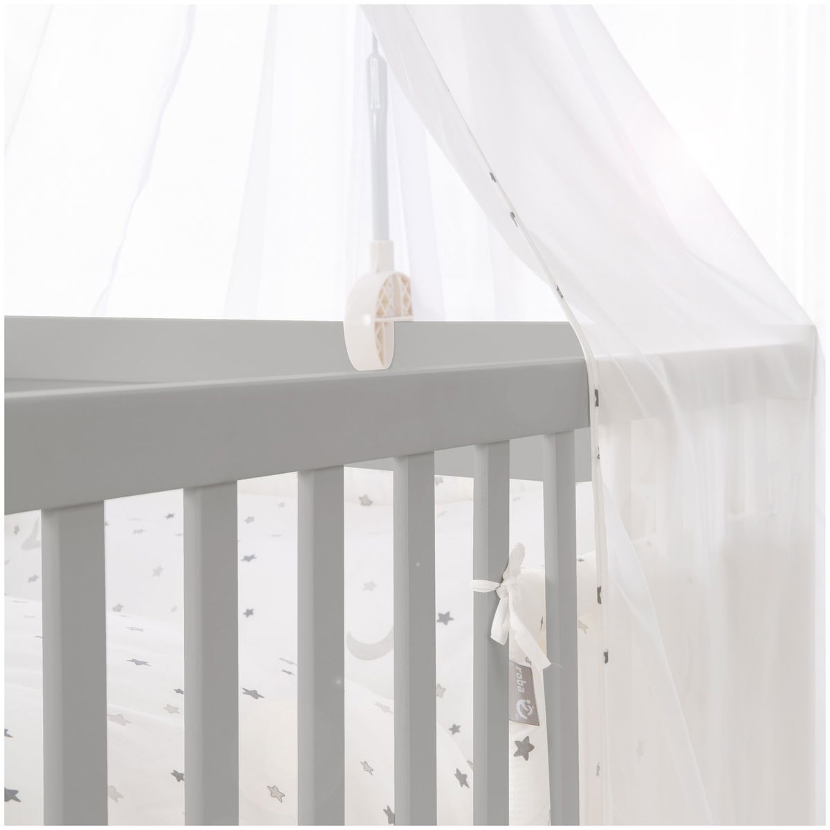 robaroba   Kinderbettset taupe/Sternenzauber