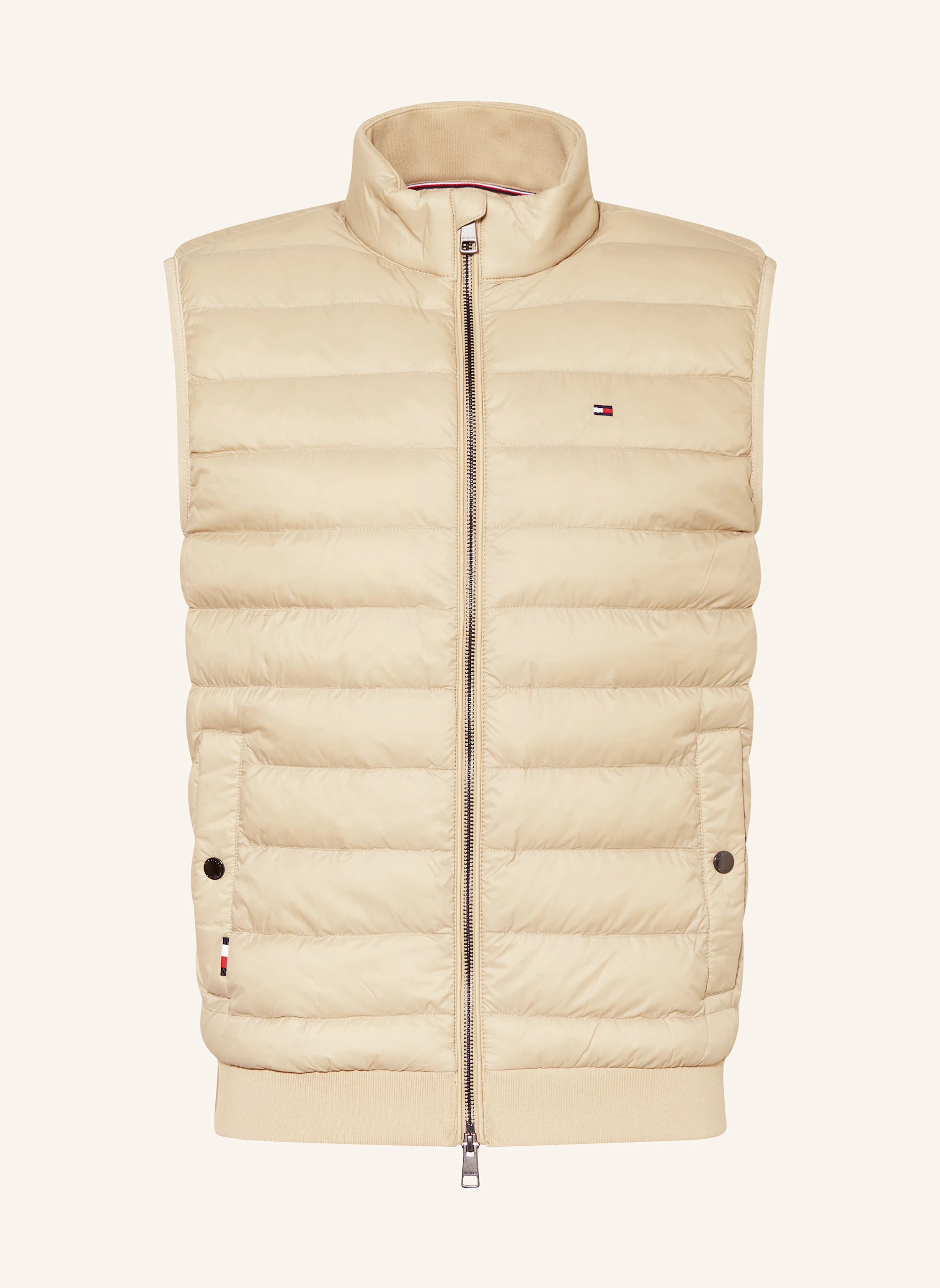 TOMMY HILFIGER Steppweste im Materialmix