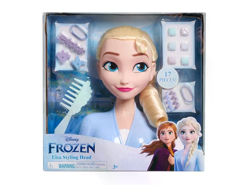 Disney Frozen Beauty Disney Frozen – Elsa Styling Head klei Frisierkopf mit tollen Zubehörteilen