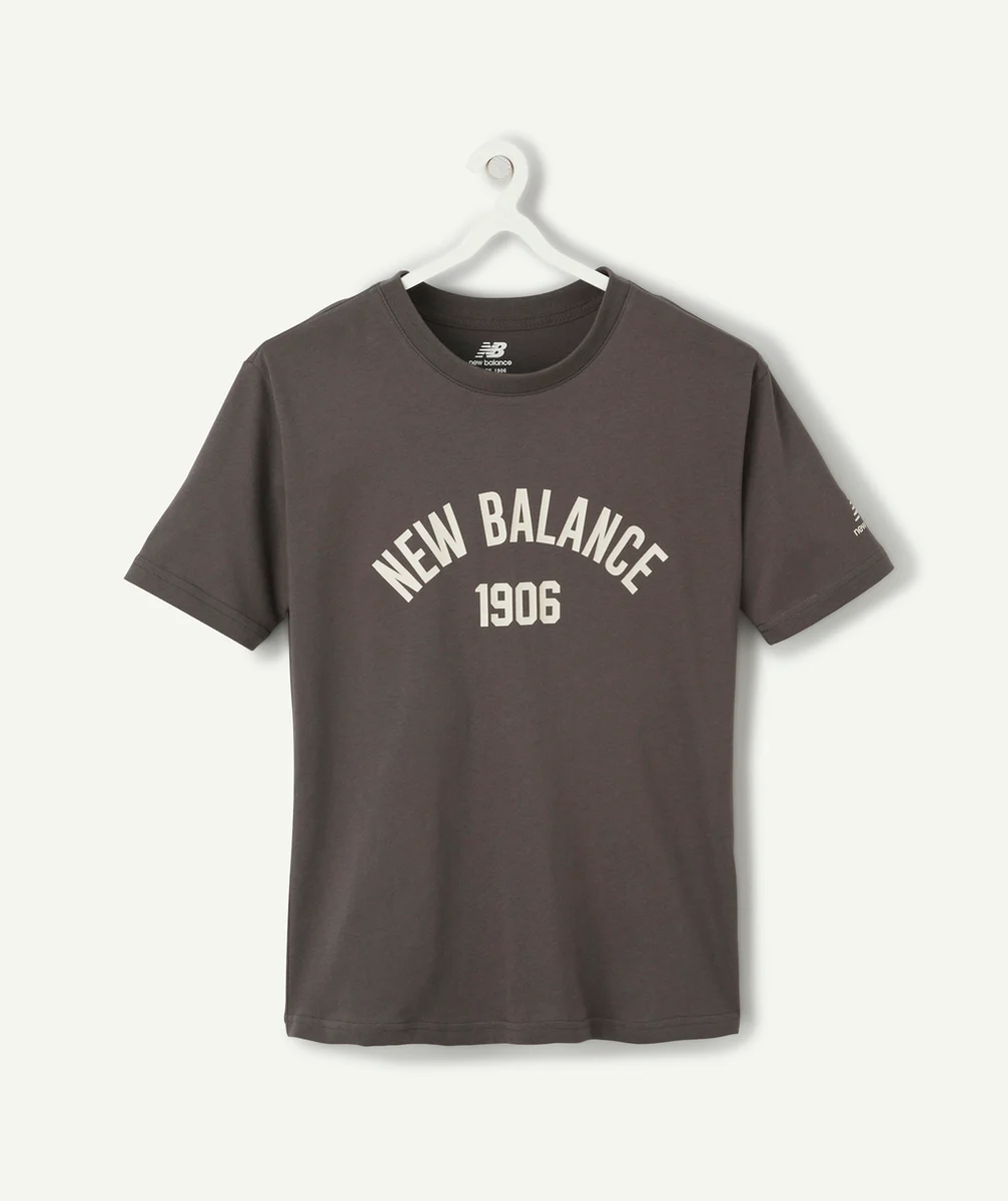 NEW BALANCETEE-SHIRT OVERSIZED VARSITY NOIR FILLE