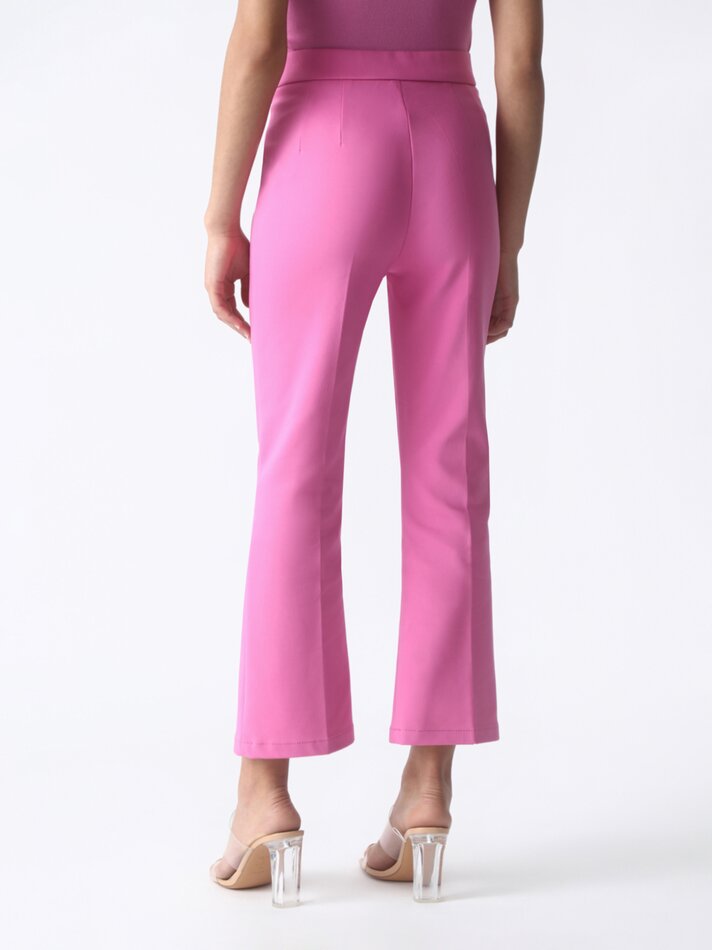 Calça mini flare - Rosa