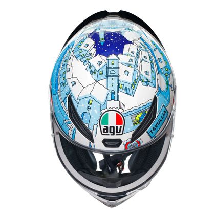 Casque AGV K1 S - ROSSI WINTER TEST 2017 - Multicolore