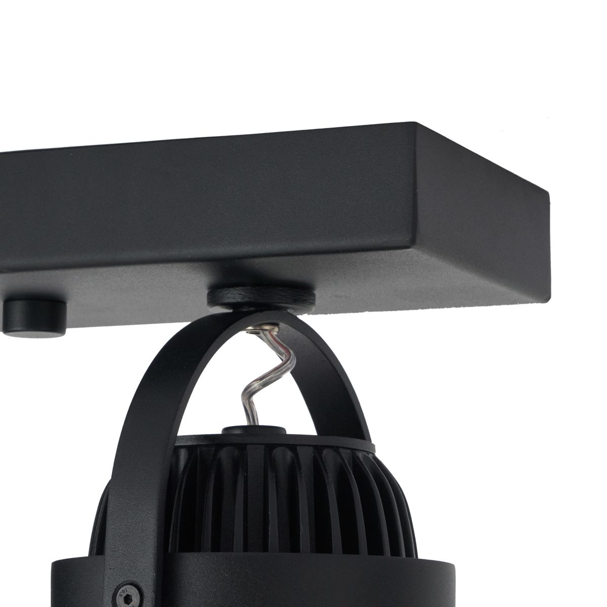 Moderne opbouw spot zwart incl. LED dimbaar 2-lichts - Apollo