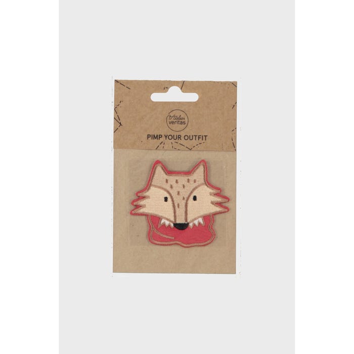 Atelier Veritas-Patch met vosje 6,2x7,2cm