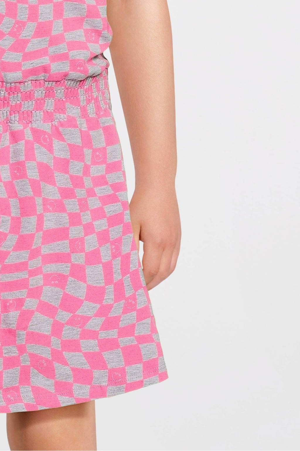 Orange Stars jurk Phyllis met all over print roze