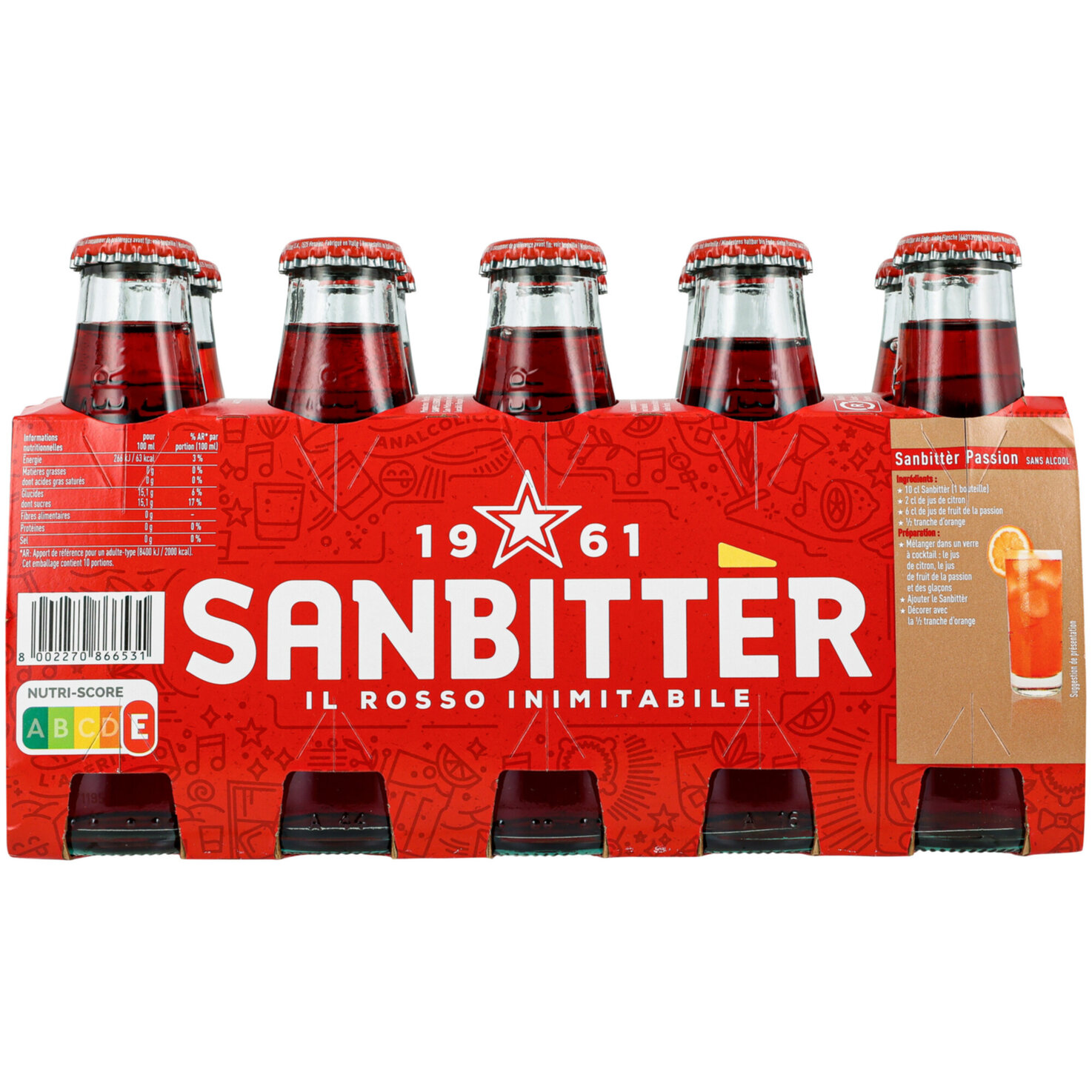 San Pellegrino Sanbitter Rosso alkoholfrei 10x10cl -100cl