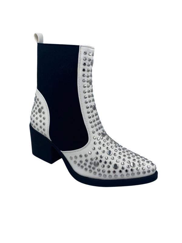 Bottines blanches Aya