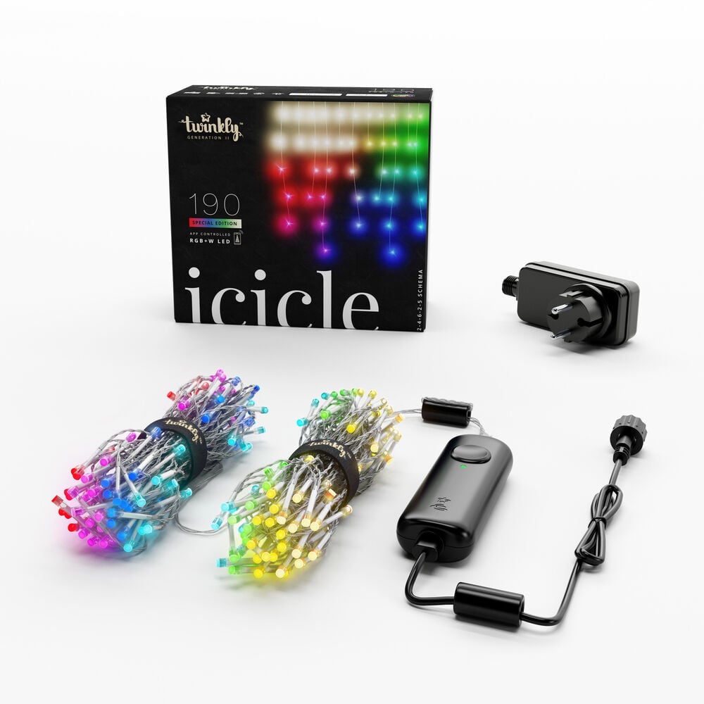 Twinkly Icicle 190 RGB - Ijspegelverlichting - 190 - RGB en wit - 18 cm
