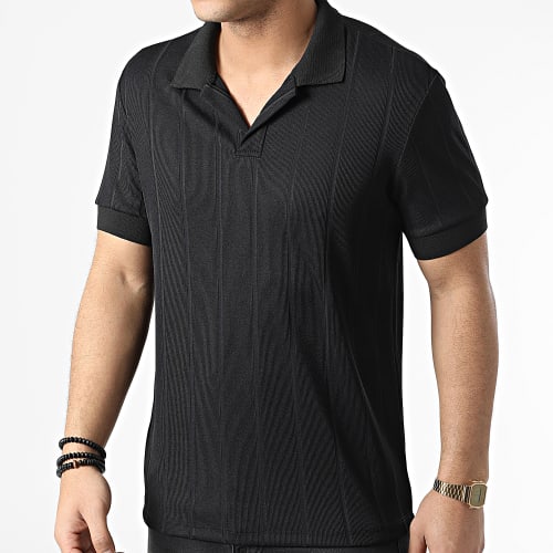 Polo Manches Courtes UY791 Noir
