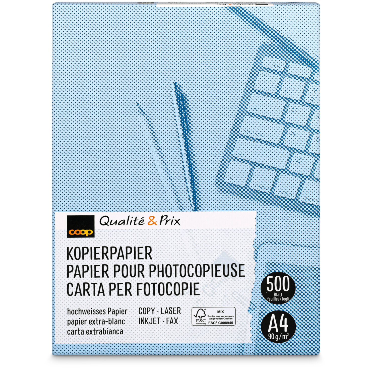 Qualité & Prix Kopierpapier A4 90g