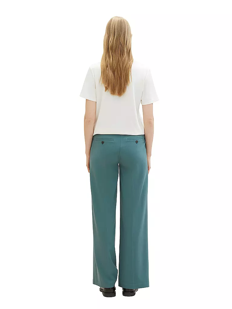 TOM TAILOR Marlenehose grün