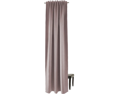 Thermisch gordijn met universele band Bergen rose 140 x 245 cm