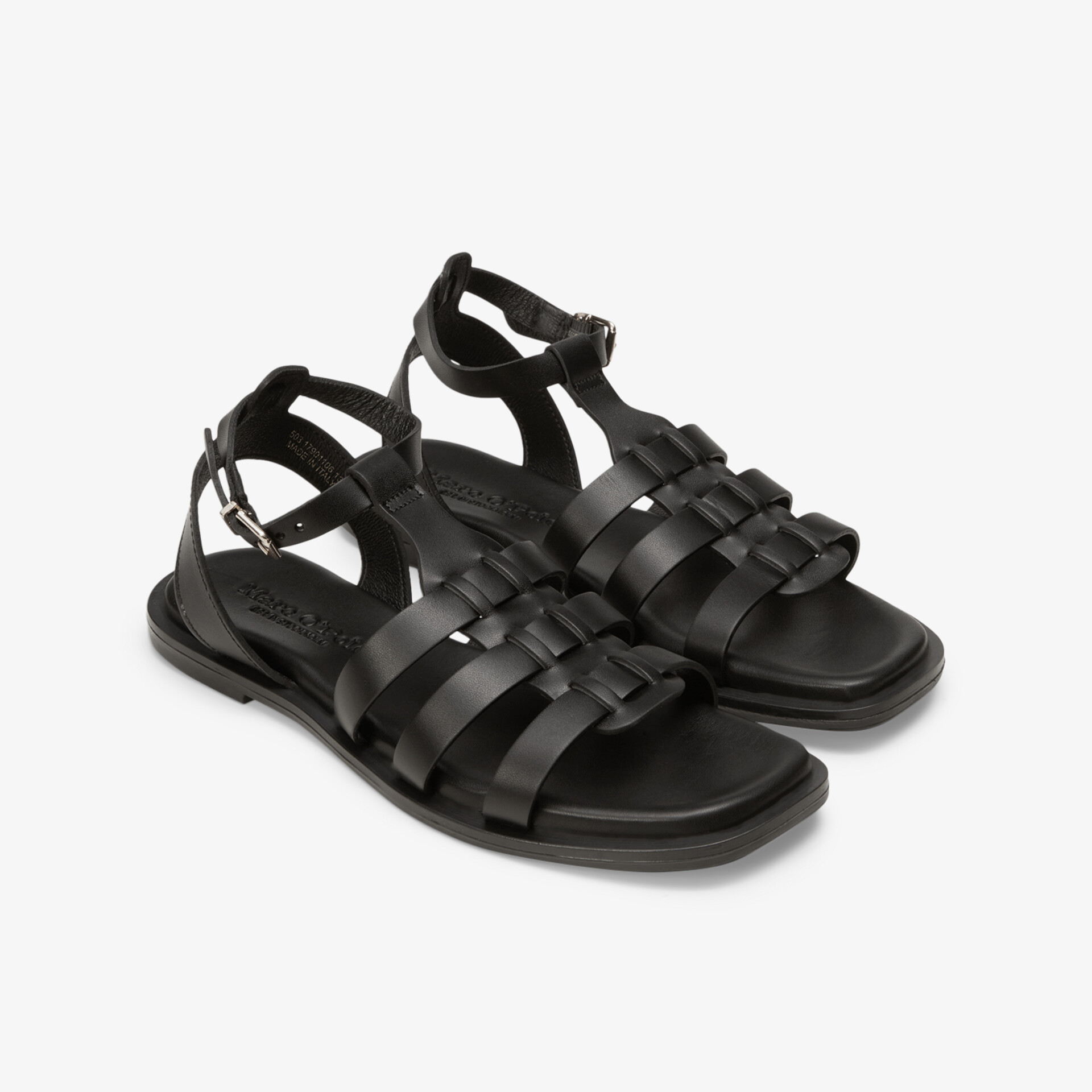 Marc O´Polo Damen Riemchensandalen schwarz