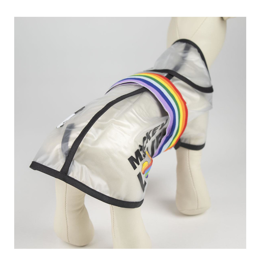 Capa de chuva para cães Disney Pride