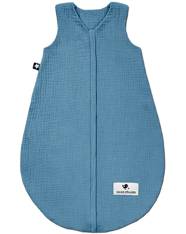 Musselin-Sommerschlafsack TERRA in blau