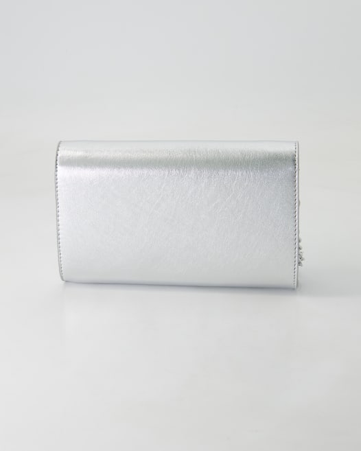 L.Credi Oliviana Handtasche in Silber