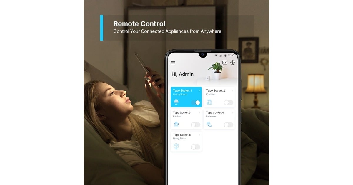 TP-LinkTAPO P100 Mini Smart Wifi-stopcontact (4 pack) schakel stekkerdoos  (Wit, 4 stuks)