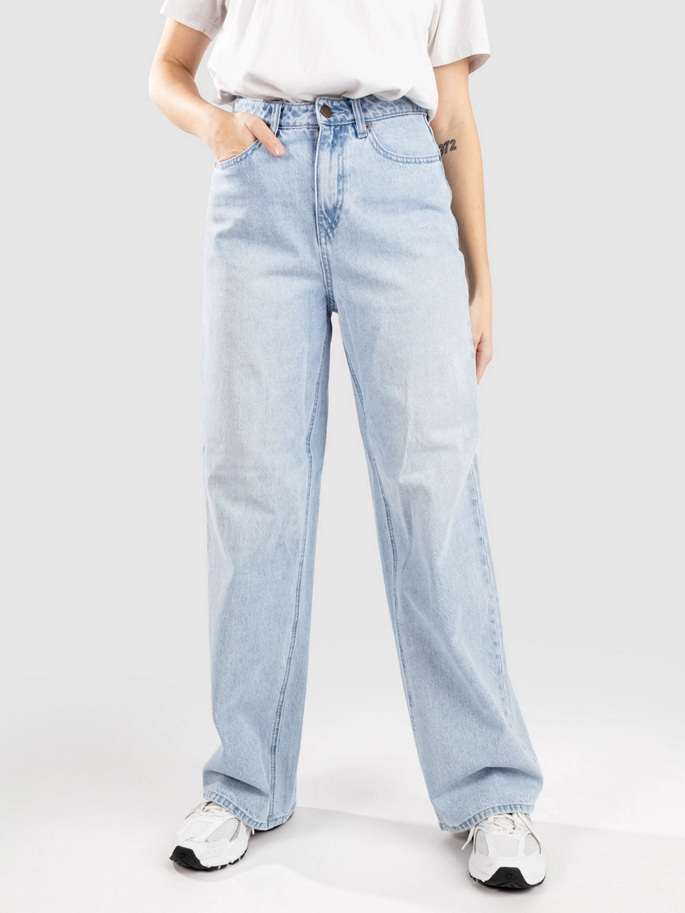 Volcom Stoned Bf Hirise Jeans blue bird