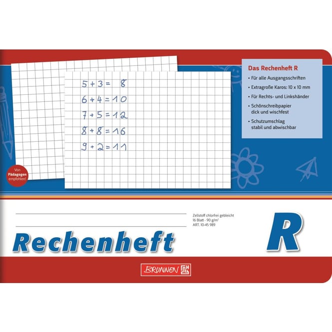 Rechenheft A5 quer - Lineatur R