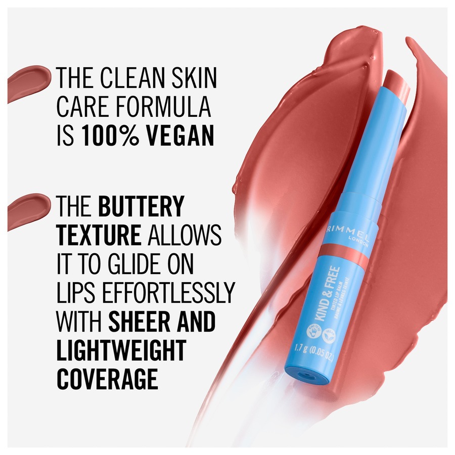 Rimmel London Kind & Free Tinted Lip Balm 002 Apricot Beauty 4g