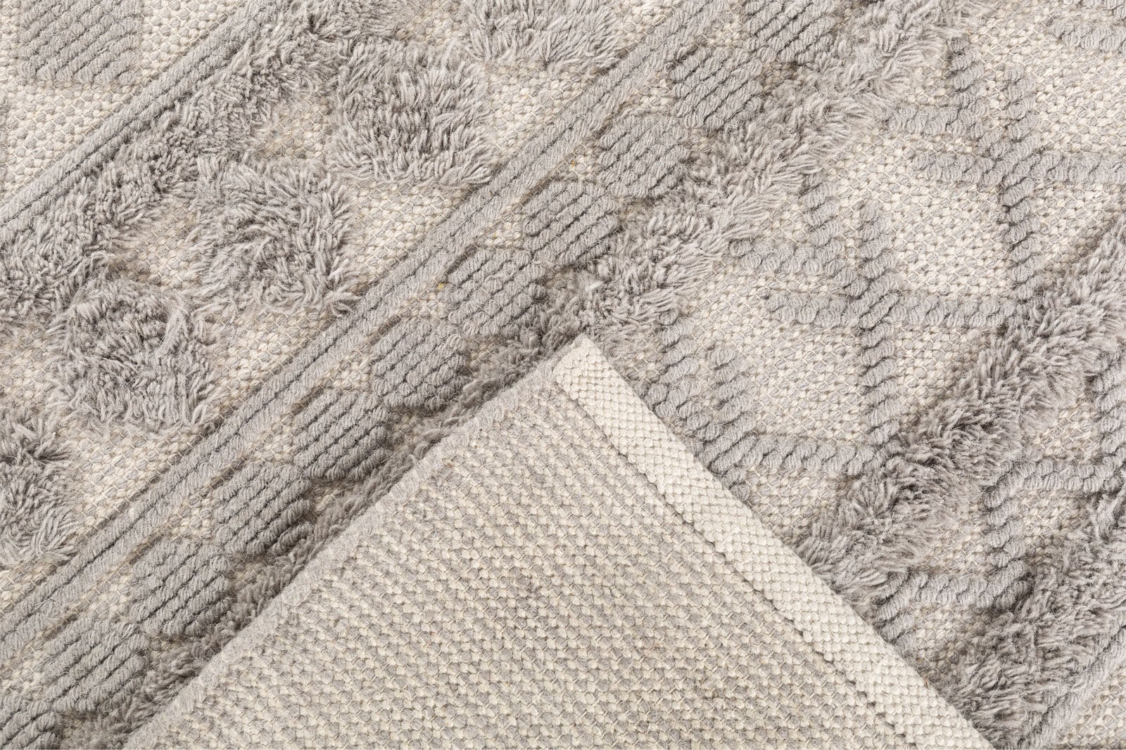 Teppich Kelim Stockholm 160 x 230 cm Grau/Blau