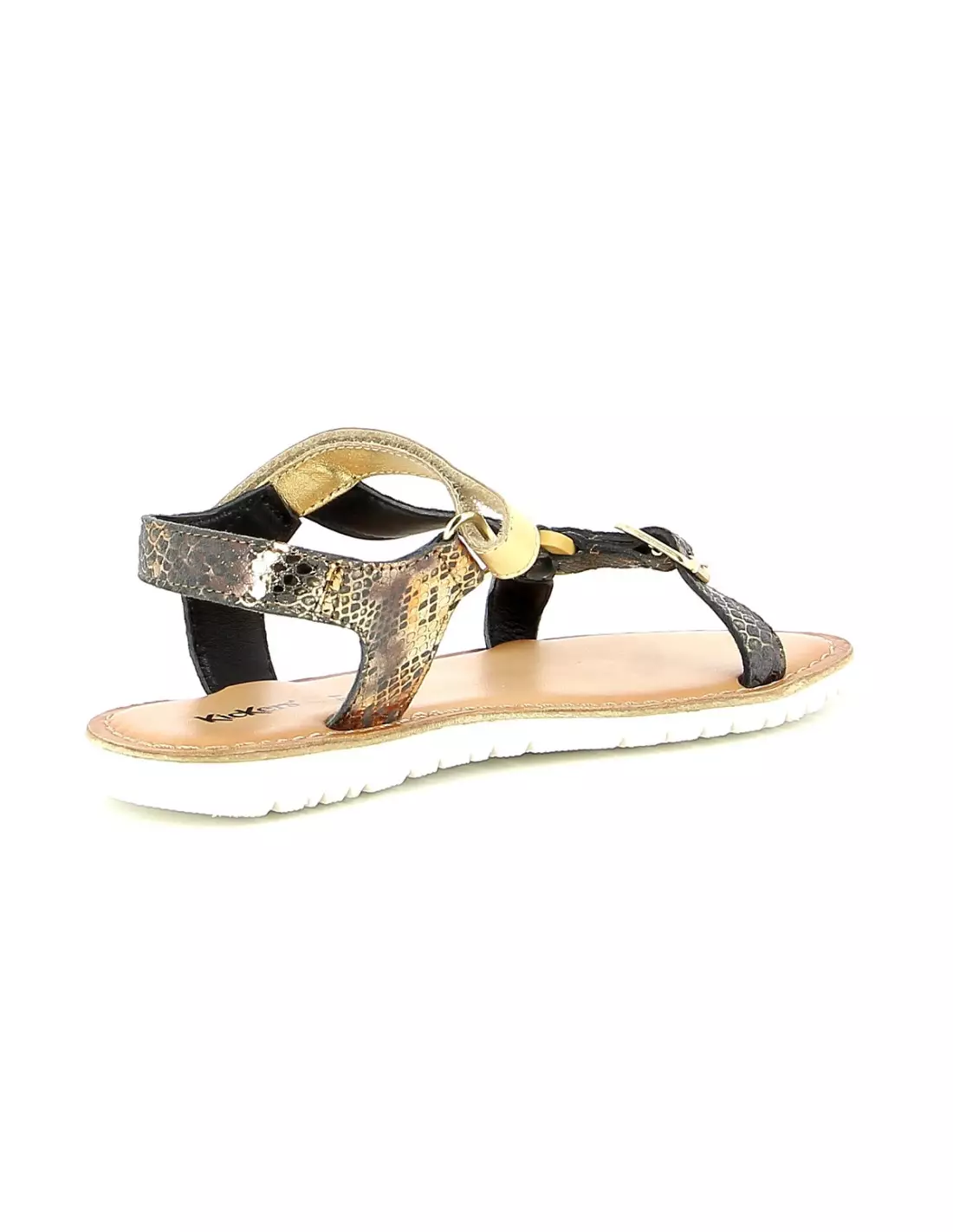 KICKERS BRASKA - Sandales & nu-pieds Noirorreptile