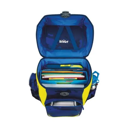 Scout Schulranzen-Set Neo DIN Blue Police, 4-teilig