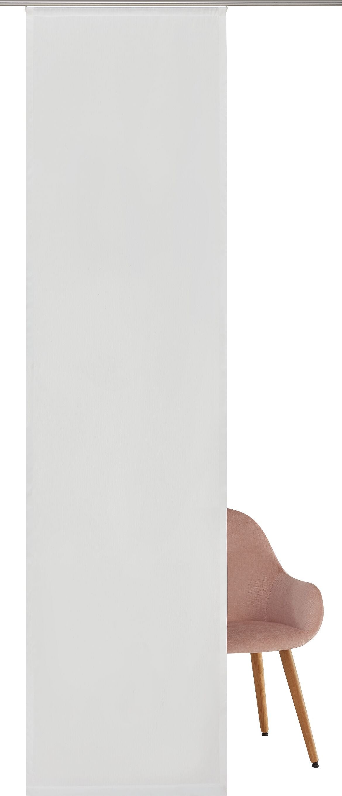 NITA Flächenvorhang - Weiss / B: 60.0 cm x H: 245.0 cm