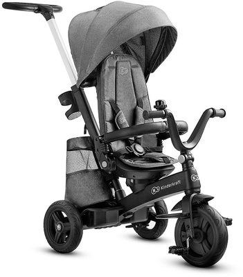 Kinderkraft EASYTWIST Platinum Trehjulssykkel, Grå