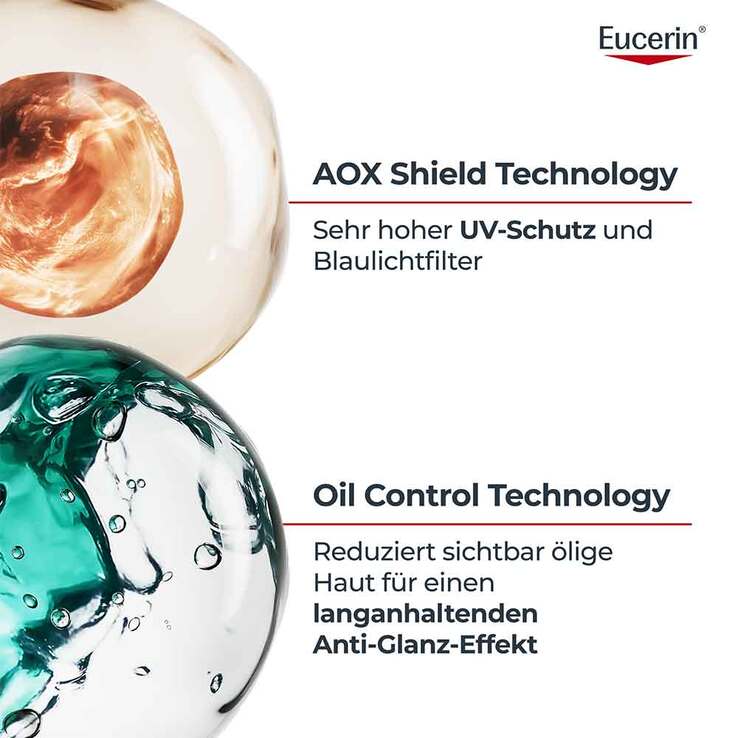 Eucerin Sun Gel-Creme Oil Control LSF 50+, 2x50 ml