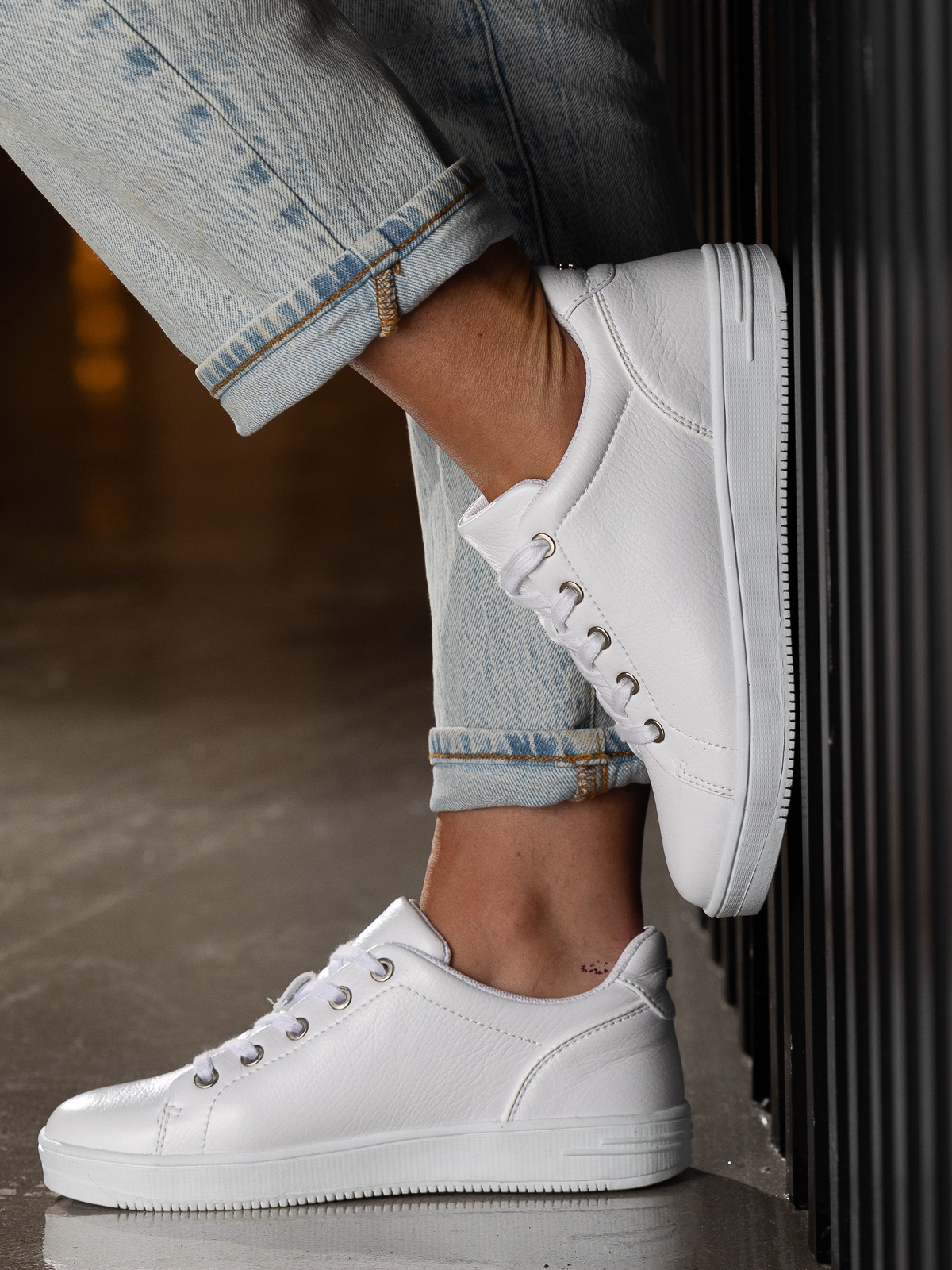Gorbio Low White - Trapes Sko