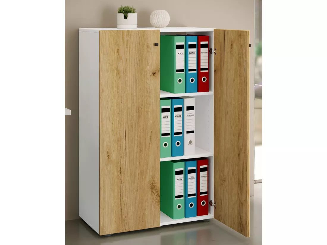 Armoire de bureau Armoire à dossiers Lona 3 cas