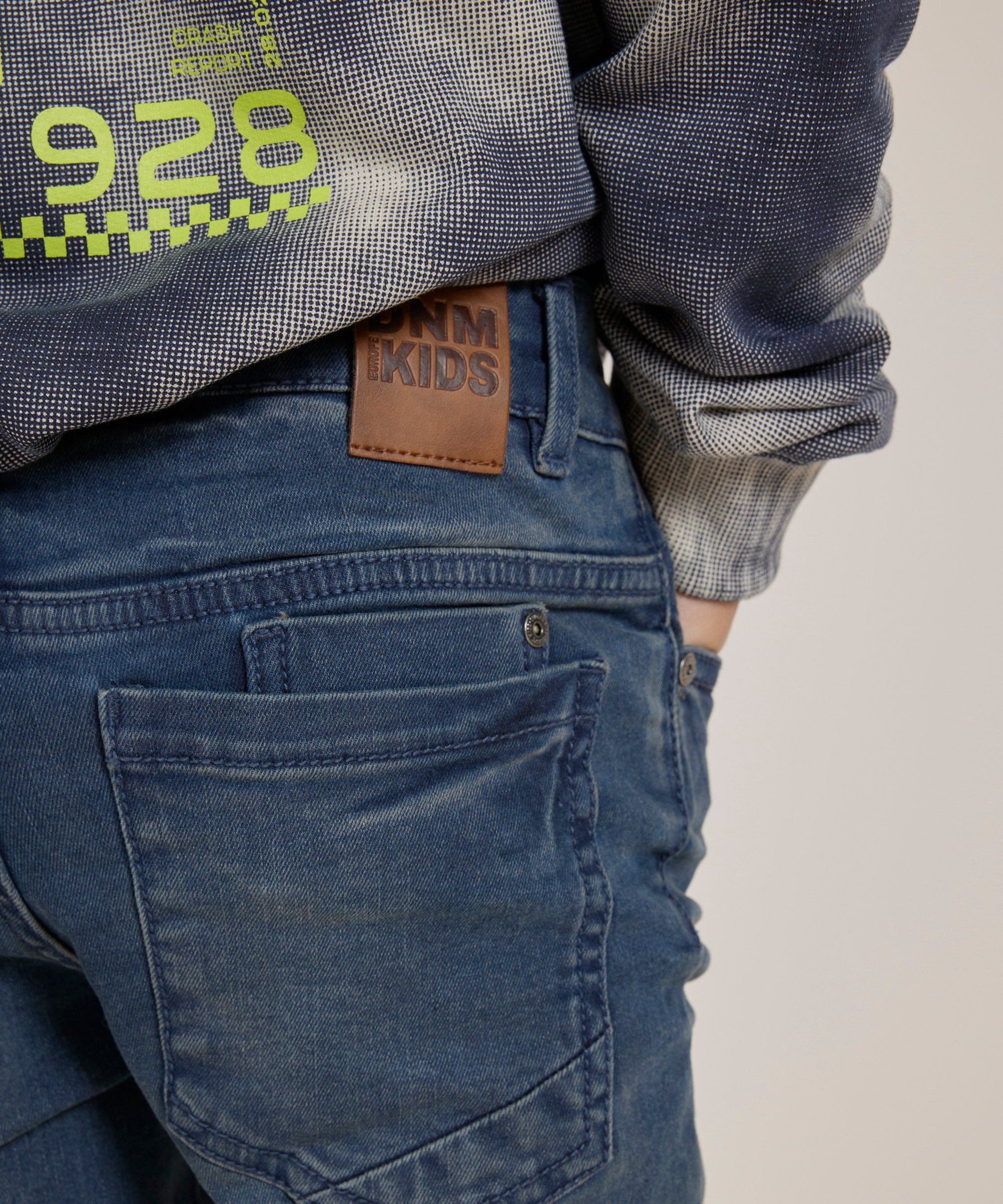 skinny fit stretch jeans - grijsblauw