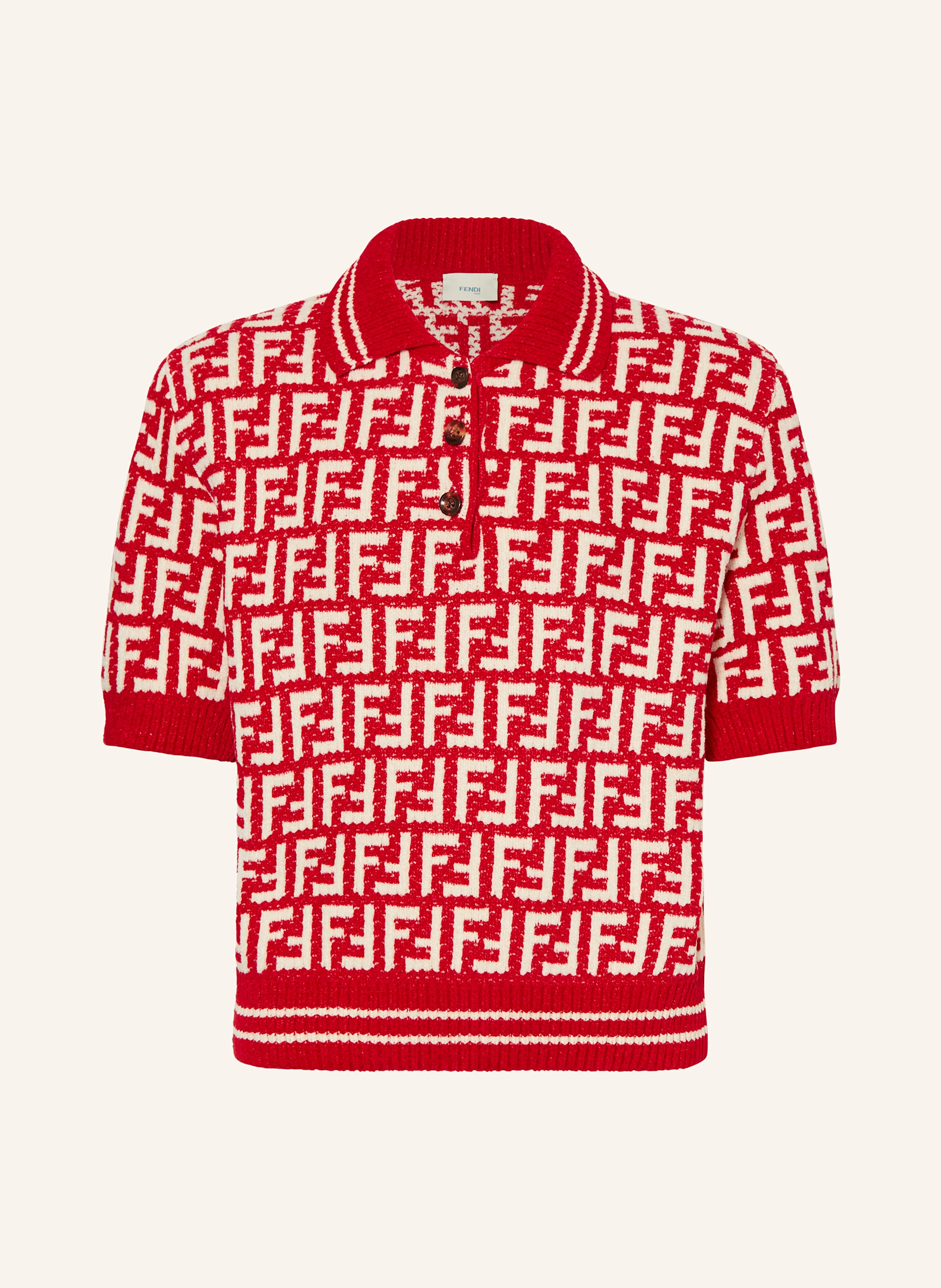 FENDI Strick-Poloshirt