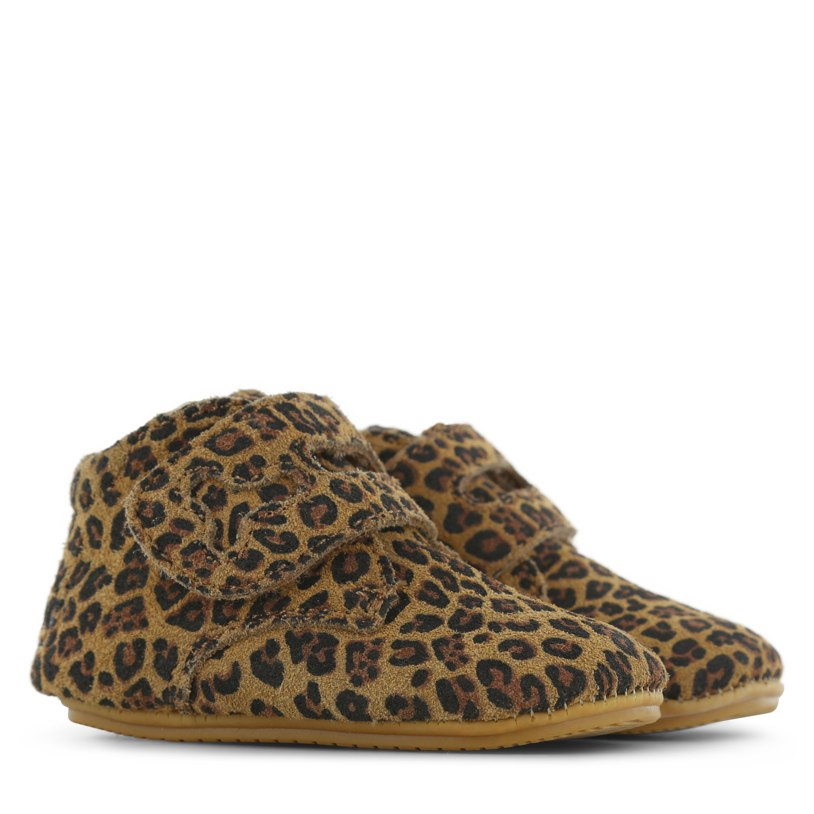 Shoesme BABY-PROOF® schoentje met panterprint Suède | Meisjes schoenen