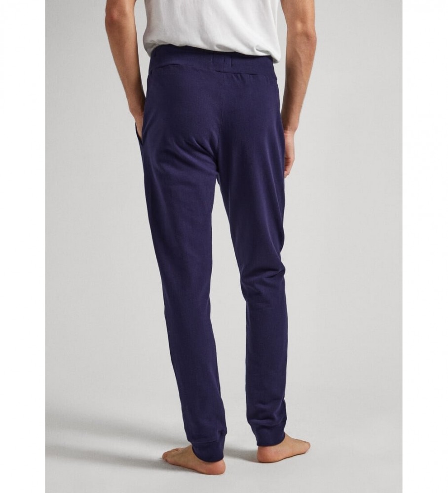 Calças Pepe Jeans Azul Marinho em Tecido Terry