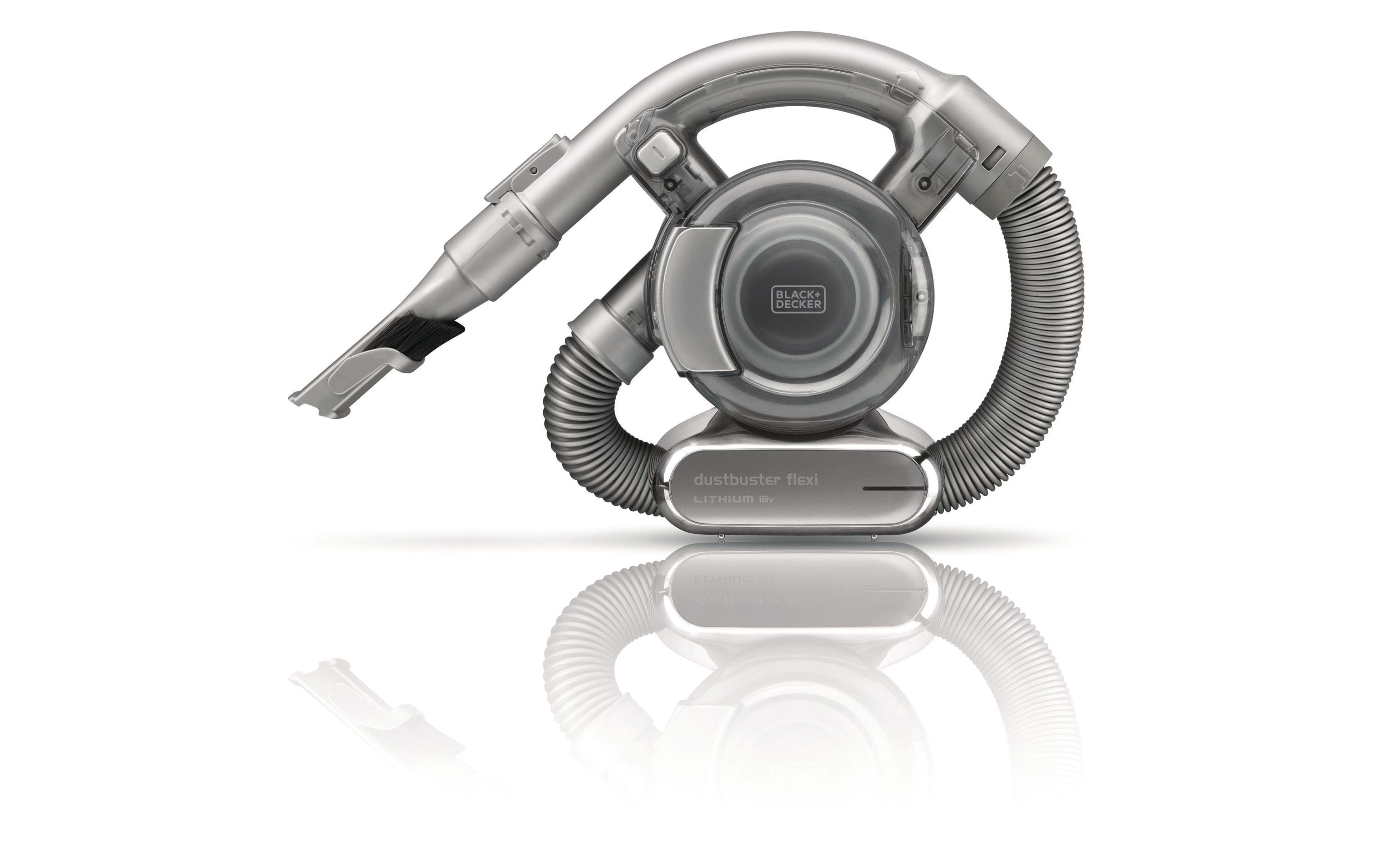 Akku-Handsauger Dustbuster Flexi Silber<br>Portabler Akku-Staubsauger mit Schnellladefunktion