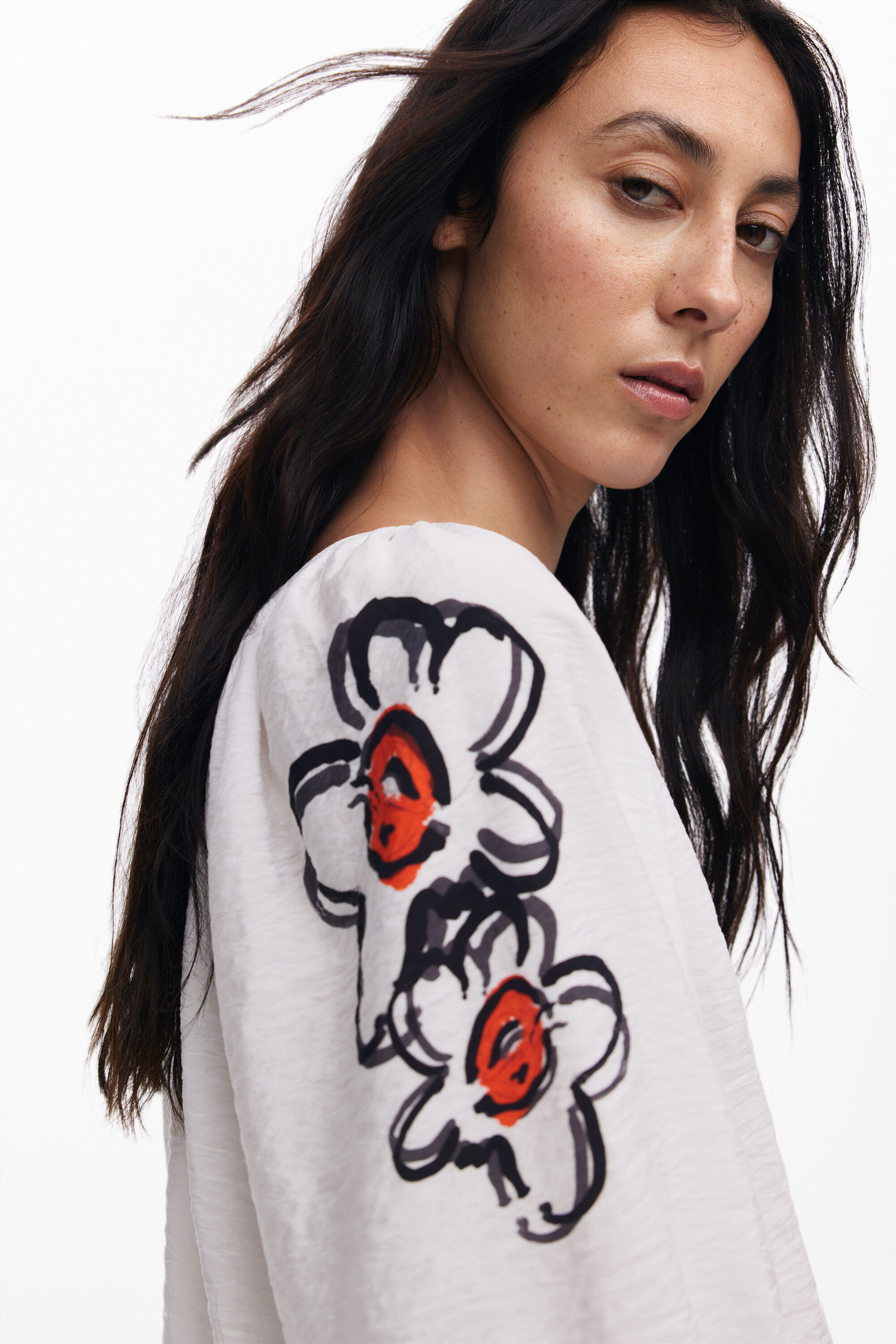 Blusa flores