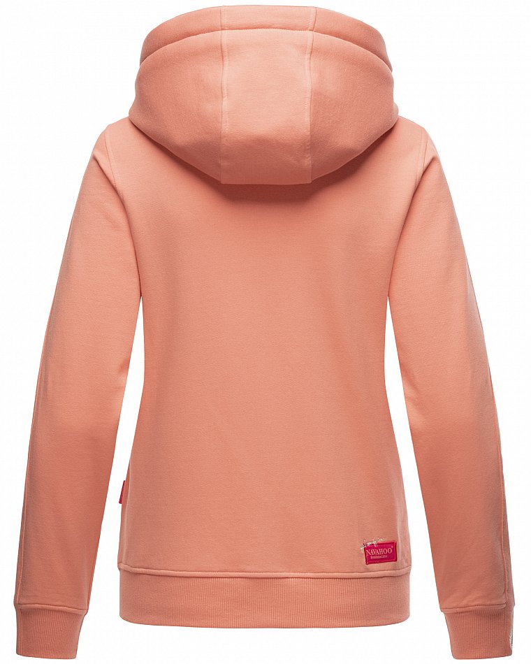 NAVAHOO Damen Kapuzensweatshirt Hoodie mit Kapuze & Dicken Tunnelzugkordeln Cremetörtchen