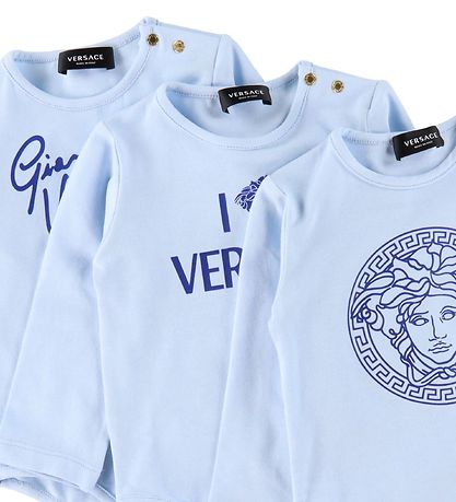 Versace Geschenkbox - Bodies l/ä - 3er-Pack - Baby Blue