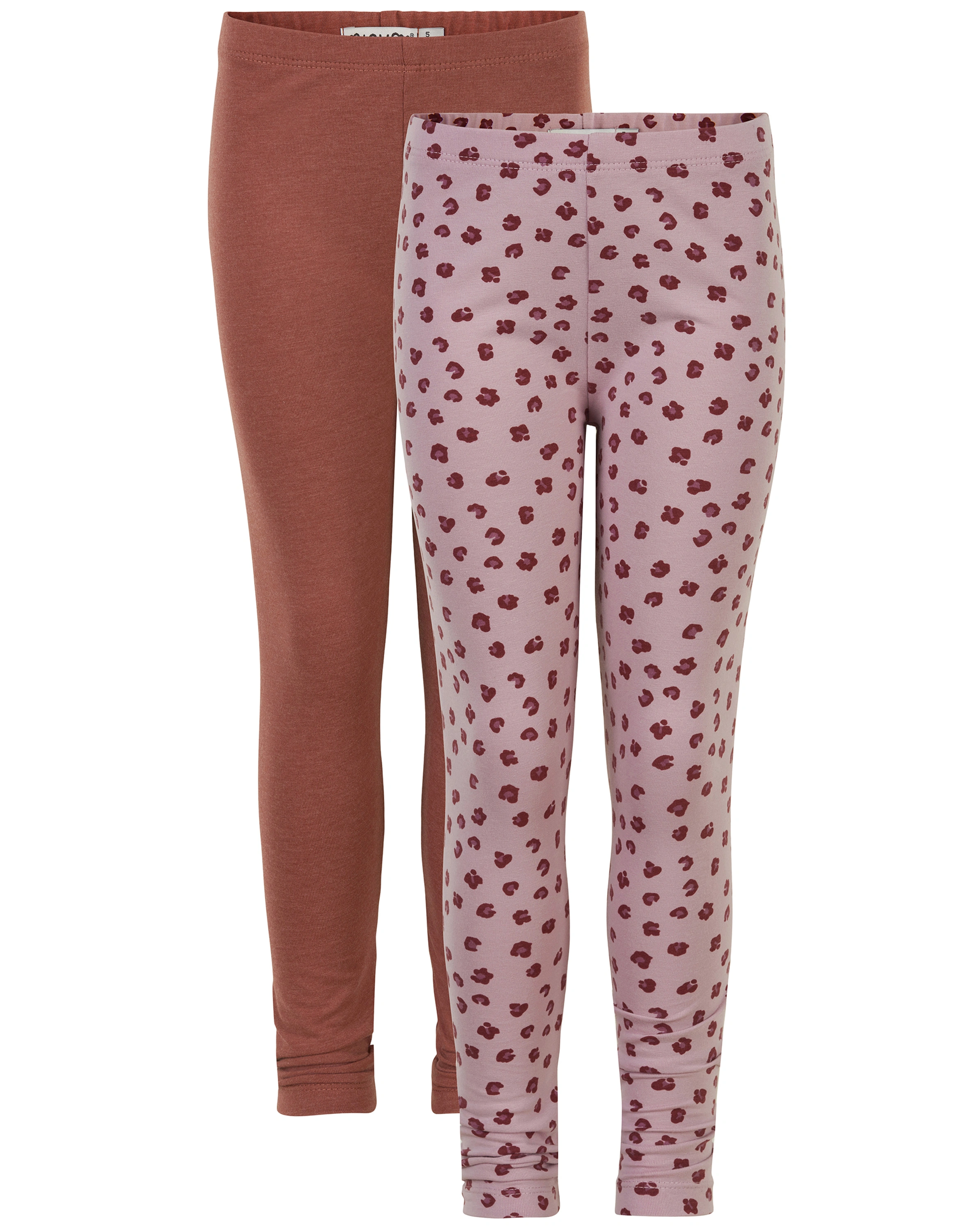 Leggings BASIC 2er-Pack in violet ice
