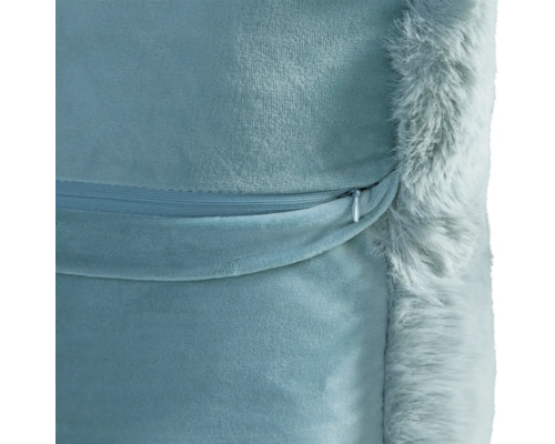 Romance ijsblauw kussen 45x45 cm
