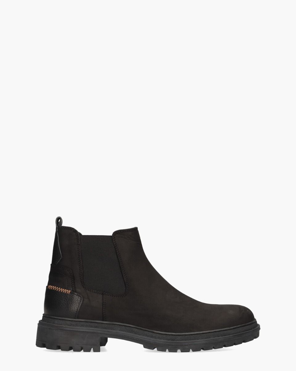 Daniel Kenneth Utto Zwart Heren Chelseaboots