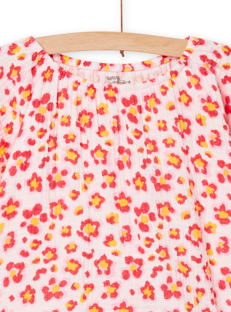 Pyjama rose et jaune enfant fille