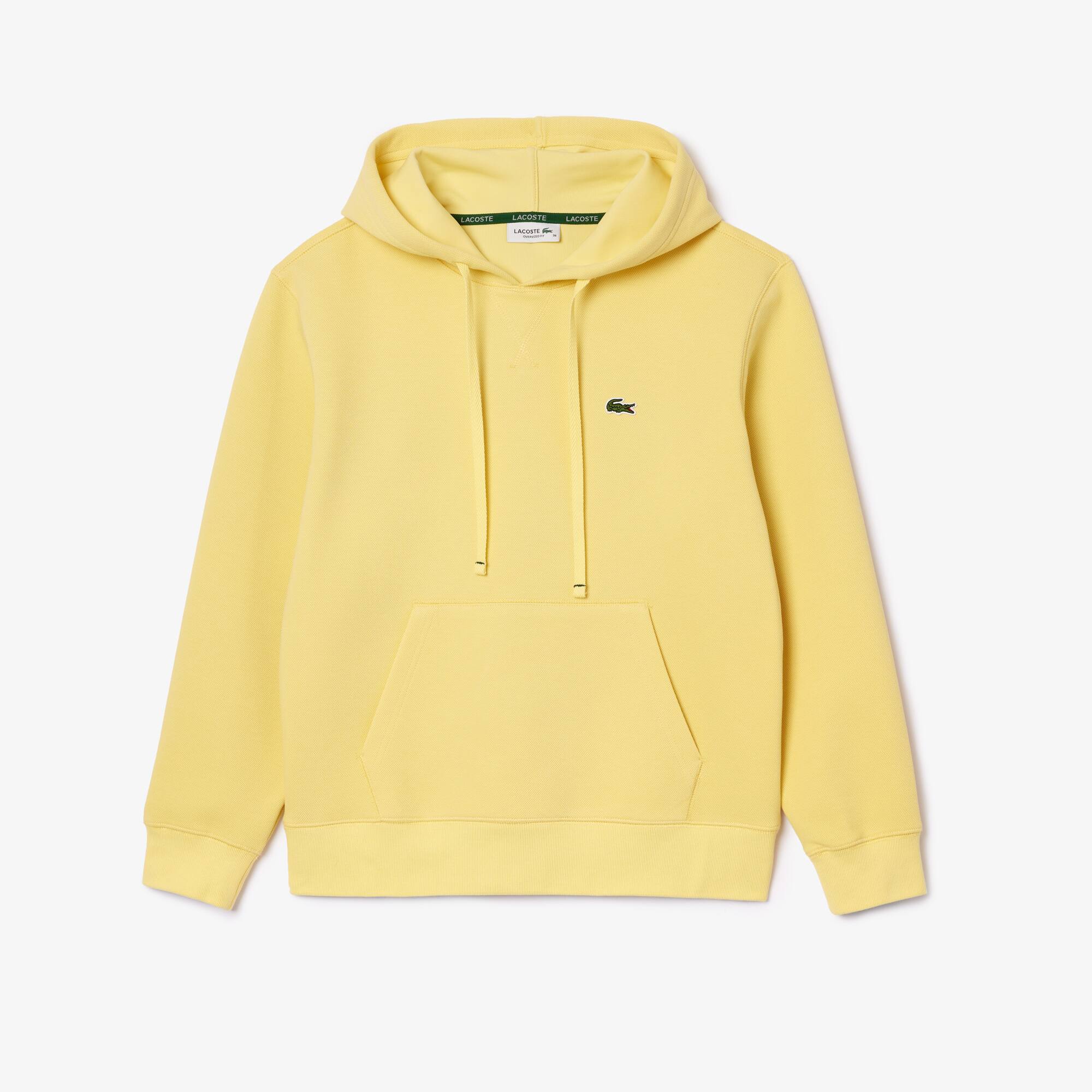 Hoodie aus Double Face Piqué Sweatshirts - Gelb - Lacoste - Damen