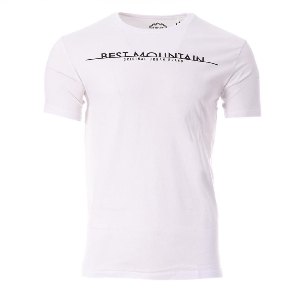 Best Mountain T-shirt Blanc Homme Best Mountain 04