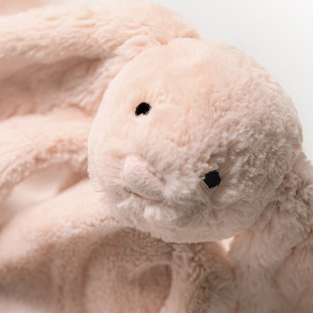 Jellycat knuffeldoek bashful blush konijn - 34 cm