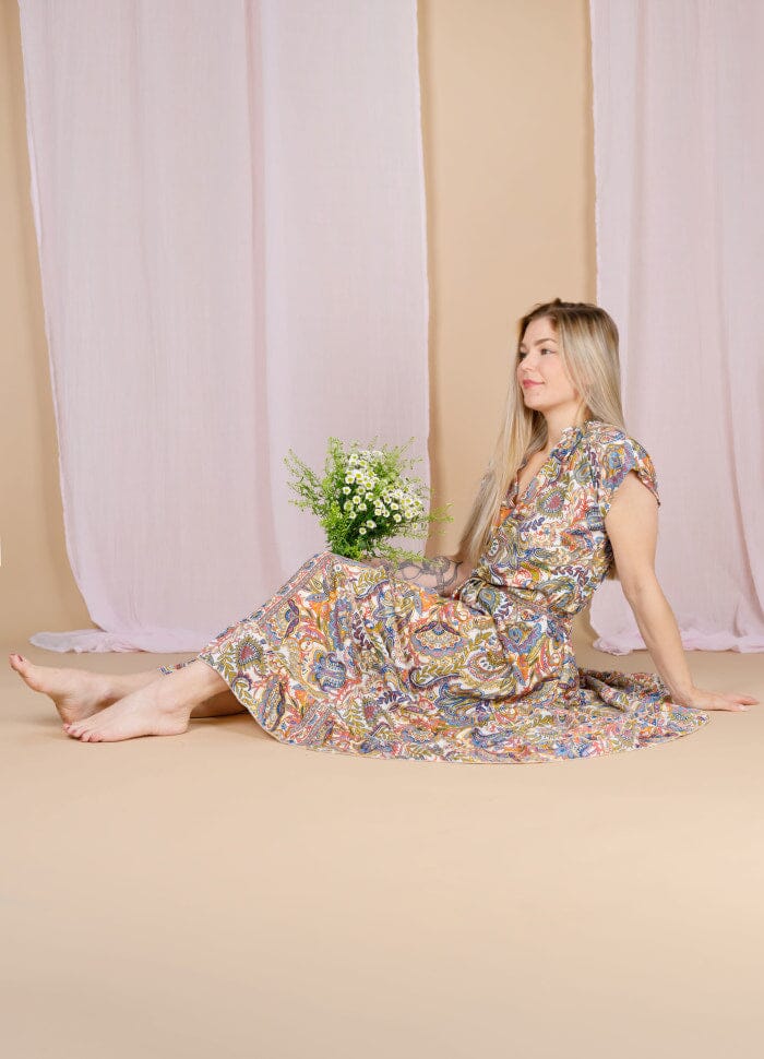 Black Colour Bcluna Andrea S/S Top summer garden